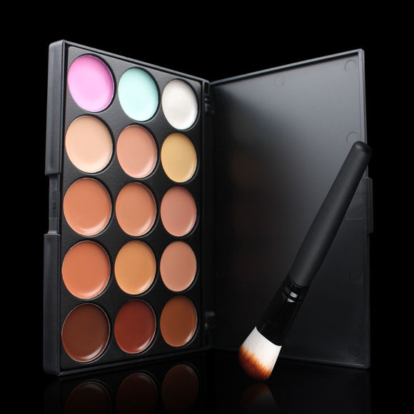 Concealer Palettes Cosmetic Makeup with brush