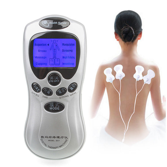 4 Electrode Acupuncture Electric Therapy Massageador Machine