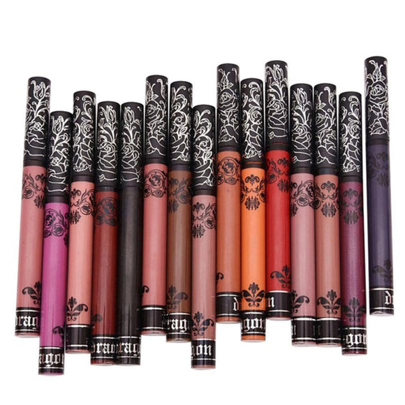 New 15 Color Matte Waterproof Lip Gloss Set